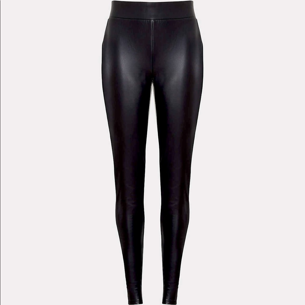 Faux Leather Leggings by LOFT